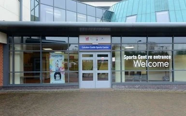 The entrance to Caludon Castle Sports Centre